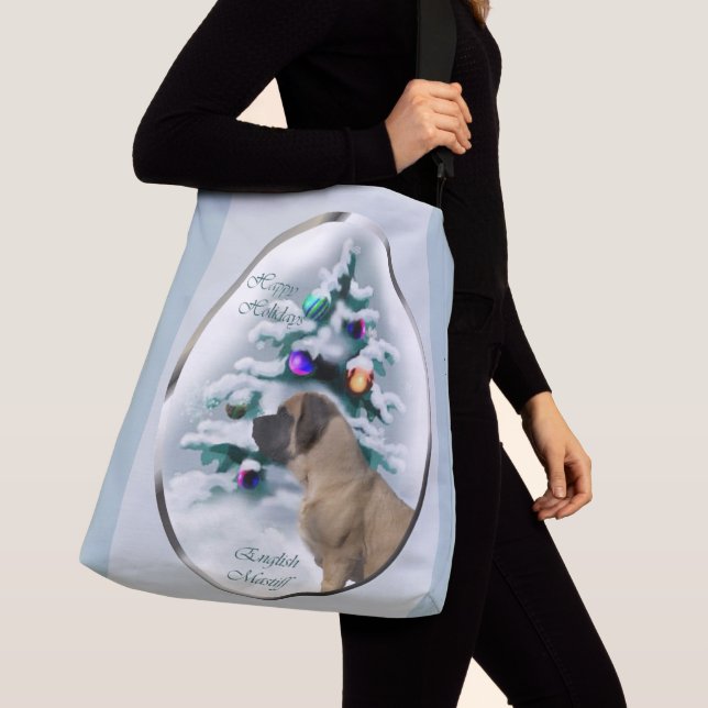 Bolso Cruzado Navidades Mastiff de Inglaterra (Detalle)