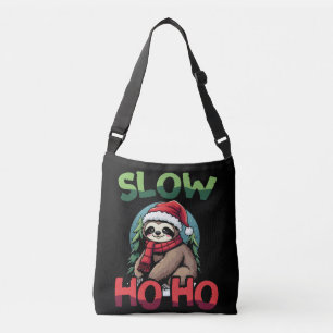 Bolso Cruzado Navidades Sloth Slow Ho Festividad de diseño