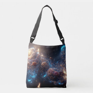 Bolso Cruzado Nebulosa y galaxias en el espacio