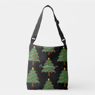 Bolso Cruzado Negro de Thunder_Cove del árbol de navidad