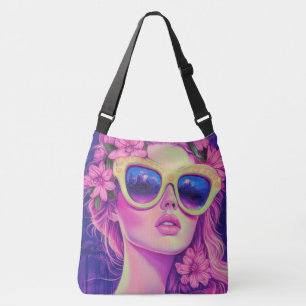 Bolso Cruzado Neon Dream Chica con gafas de sol florales