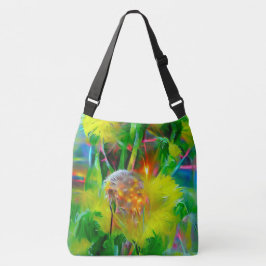 Bolso Cruzado Neon Glow Dandelions en Dream Garden