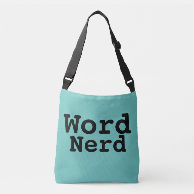 Bolso Cruzado Nerd de palabras (Anverso)
