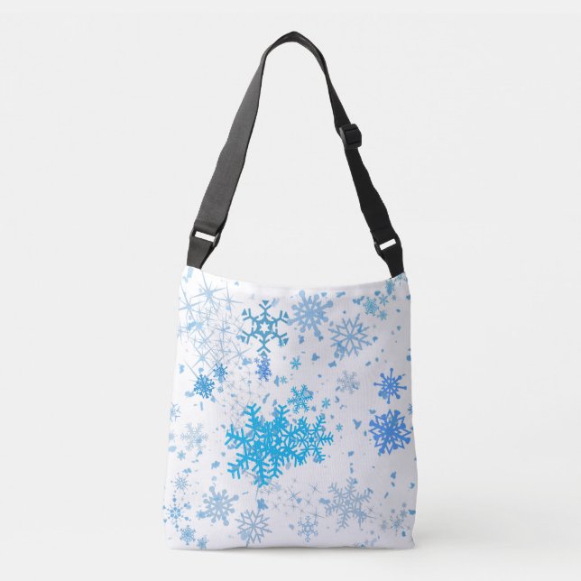 Bolso Cruzado Nieve de Navidad (Anverso)