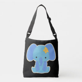 Bolso Cruzado Niño: Elefante Azul