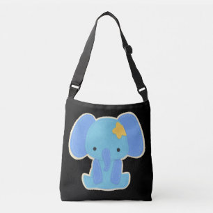 Bolso Cruzado Niño: Elefante Azul