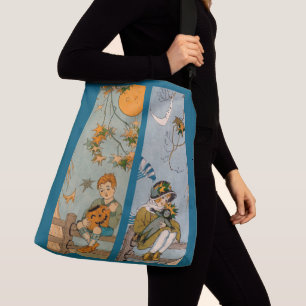 Bolso Cruzado Niño y chica de los años 20 en otoño