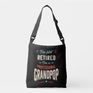 Bolso Cruzado No estoy jubilado, soy un regalo de abuelo profesi