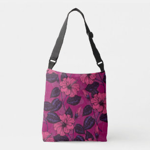 Bolso Cruzado Noche de Hibiscus