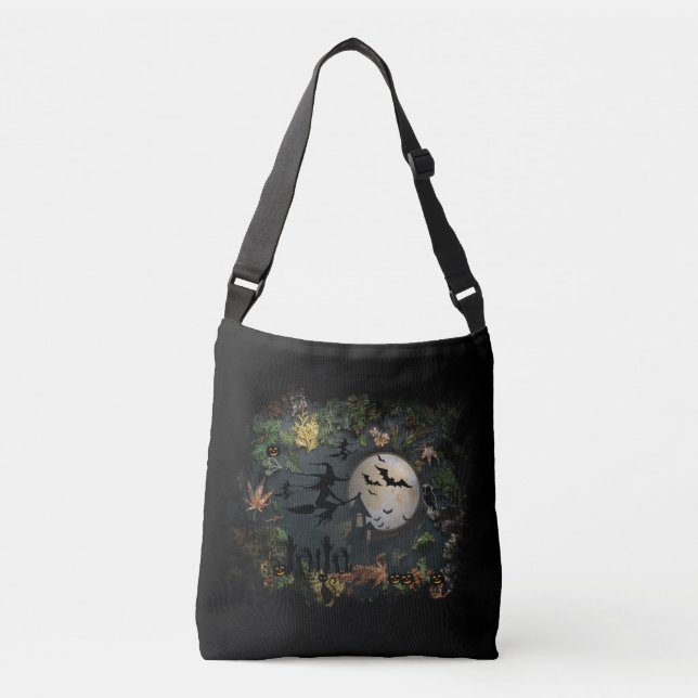 Bolso Cruzado Noche del Fiesta de las brujas (Anverso)