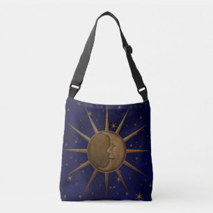 Bolso Cruzado Noche estrellada de la luna celestial de Sun