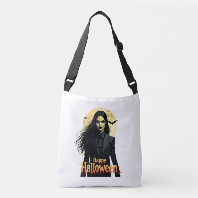 Bolso Cruzado Noche Witchy Halloween (Anverso)