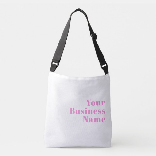 Bolso Cruzado Nombre comercial editable moderno o nombre y apell (Anverso)