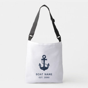 Bolso Cruzado Nombre de barco ancla náutica