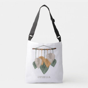 Bolso Cruzado Nombre de gramíneas Boho Moda Pampas