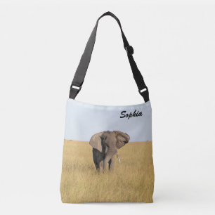 Bolso Cruzado Nombre personal del entorno natural del elefante a