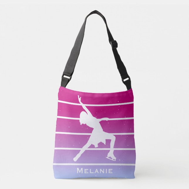 Bolso Cruzado Nombre personalizado de la "princesa de hielo" de  (Anverso)