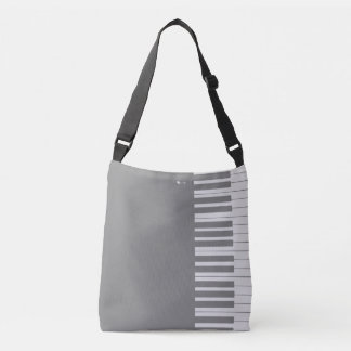 Bolso Cruzado nota musical de piano moderno y elegante
