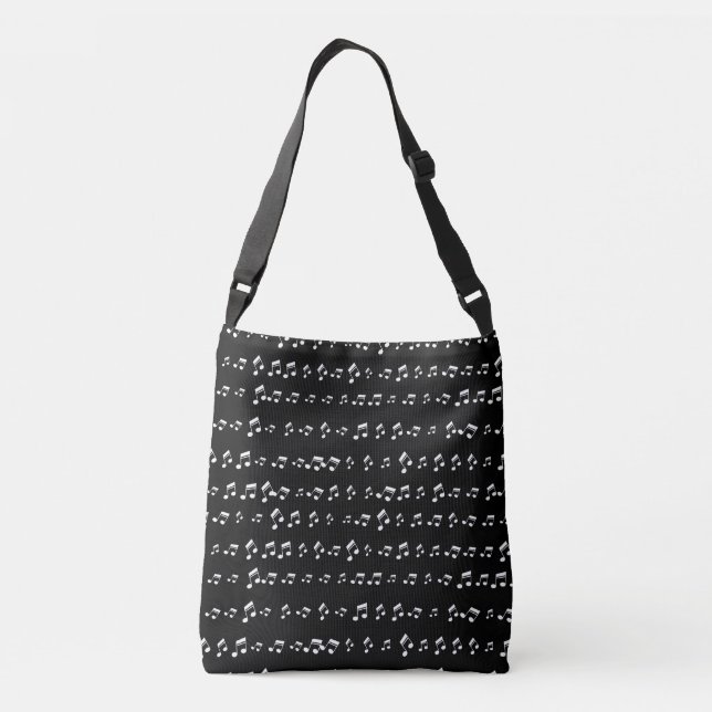 Bolso Cruzado Notas musicales (Reverso)