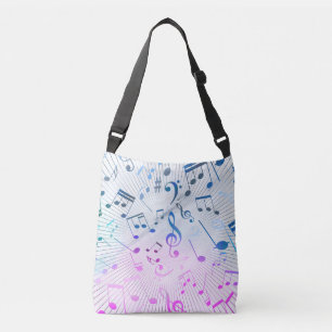 Bolso Cruzado Notas Musicales