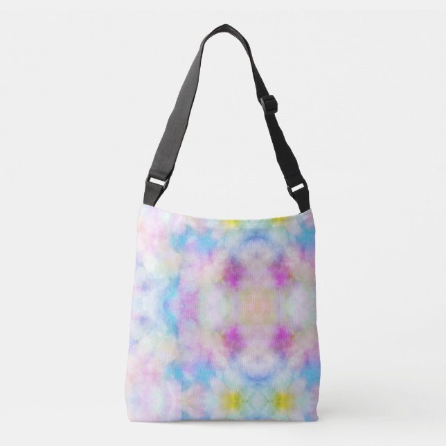 Bolso Cruzado nube blanca rosa Crossbody Bag (Anverso)