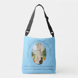 Bolso Cruzado Nuestra Señora de Fátima personalizada