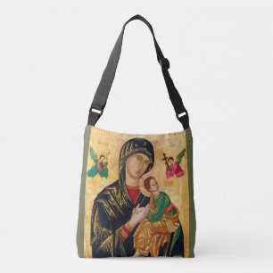 Bolso Cruzado Nuestra Señora del Perpetuo Socorro Icono Virgen M