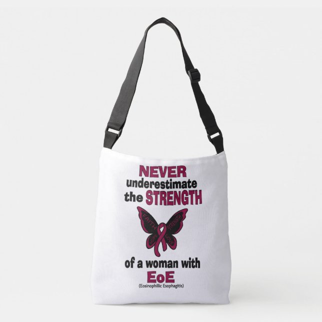 Bolso Cruzado Nunca subestimes... mujer... EoE (Anverso)
