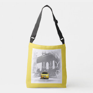 Bolso Cruzado Nyc New York City Brooklyn Yellow Taxi Fashiable