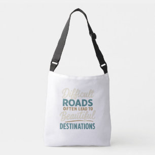 Bolso Cruzado Obra maestra en progreso - Cita de motivación