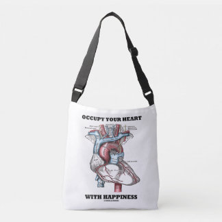Bolso Cruzado Occupen su corazón con humor de anatomía de felici