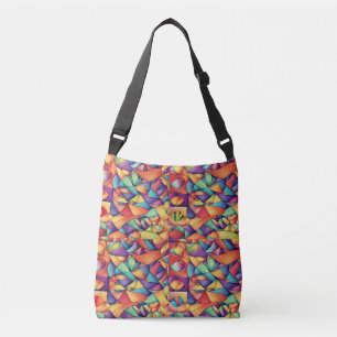 Bolso Cruzado Océano psicodélico