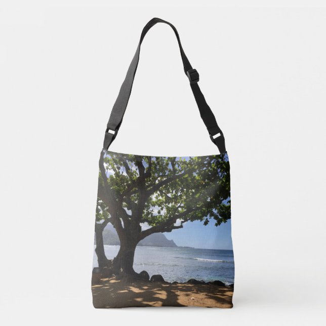 Bolso Cruzado Océano tropical de Hawaii de la playa mi monedero (Reverso)