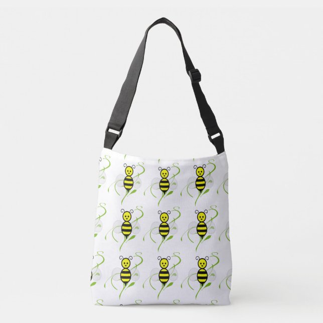 Bolso Cruzado Ocupado como abeja (Anverso)