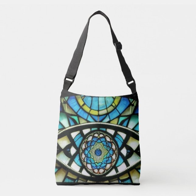 Bolso Cruzado Ojo espectral: (Anverso)