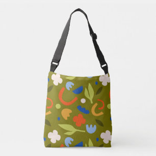 Bolso Cruzado Olive Meadow
