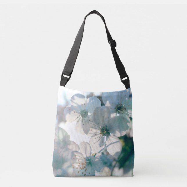 Bolso Cruzado Olvídate de mí no Floral azul (Anverso)