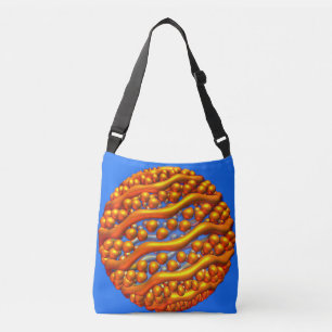 Bolso Cruzado Ondas doradas