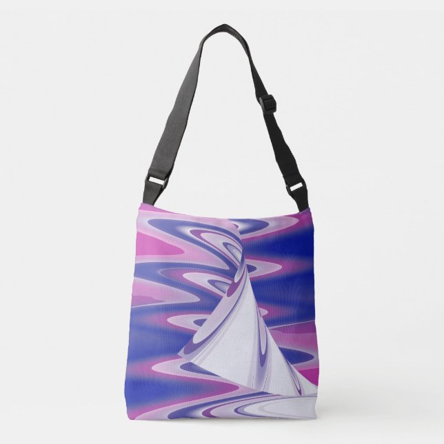 Bolso Cruzado Ondas giratorias (Anverso)