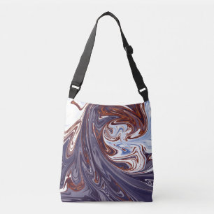 Bolso Cruzado Ondas monárquicas   Mejor pintura abstracta