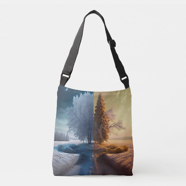 Bolso Cruzado One day in winter (Anverso)