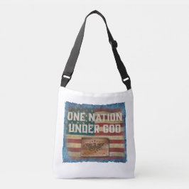 Bolso Cruzado One Nation, Under God - Crossbody Tote Bag