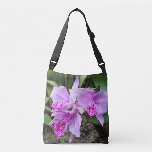 Bolso Cruzado Orchids Bouquet (Anverso)