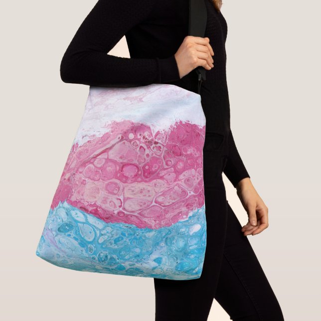 Bolso Cruzado Orgullo del transexual (Detalle)