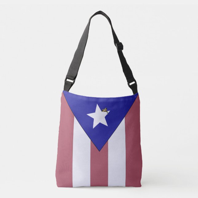 Bolso Cruzado Orgullo puertorriqueño (Anverso)