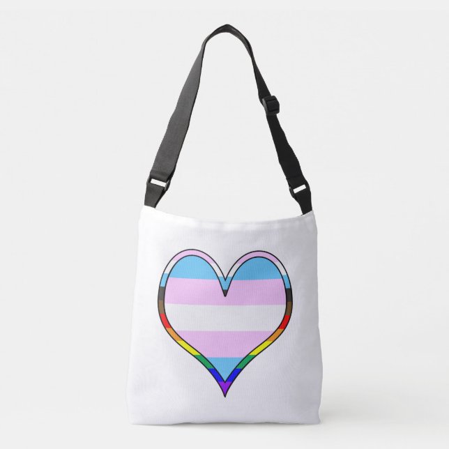 Bolso Cruzado Orgullo Trans (Anverso)