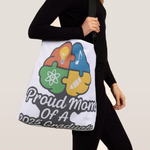 Bolso Cruzado Orgullosa mamá del Grado de Psiquiatría 2025 - Rom