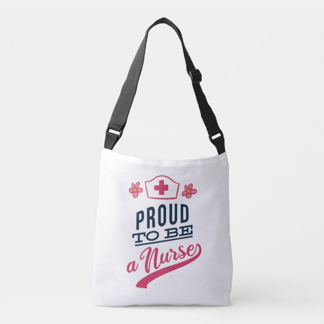 Bolso Cruzado Orgulloso de ser enfermera (Anverso)
