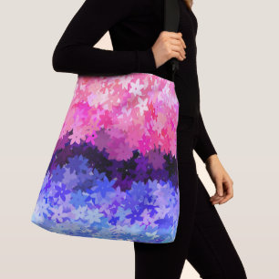Bolso Cruzado Orgulloso Floral Retro Quirky Boho Omnisexual