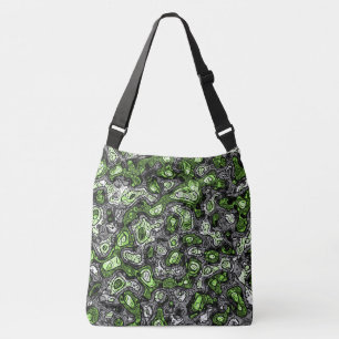 Bolso Cruzado Orgulloso Groovy Trippy Grungy Funky Abstract Agén